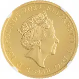 2022 James I Gold Proof 1 oz NGC PF-70 ULTRA CAMEO Coin obverse closer view