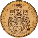 1967 Gold Proof $20 Coin - Canada