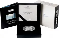 2022 100 Years of the BBC Silver Proof 50p Coin 