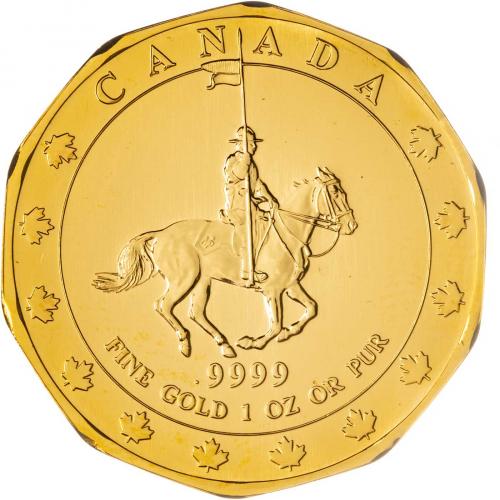 1997 Gold 1 Ounce Mountie $50 Canada | Canada