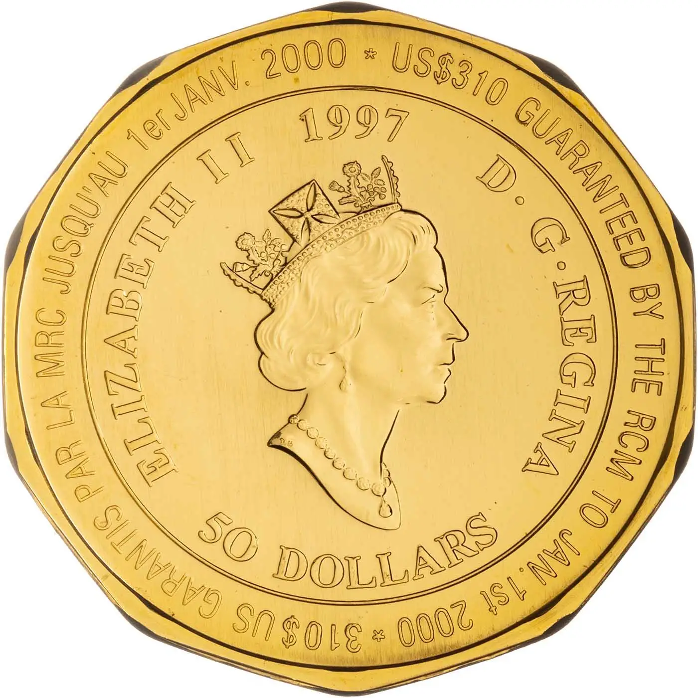 1997 Gold 1 Ounce Mountie $50 Canada | Canada
