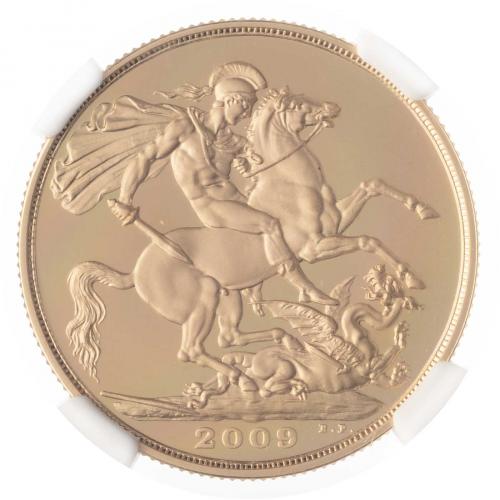 2009 Gold Proof Double Sovereign PF70 |Chards