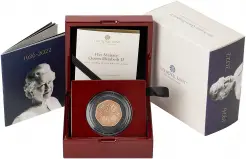 2022 Charles III Queen Elizabeth II Memorial Gold Proof 50p Coin