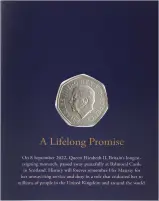 2022 Charles III Queen Elizabeth II Memorial BU 50p Coin 11