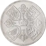 1953 Elizabeth II Coronation Crown reverse