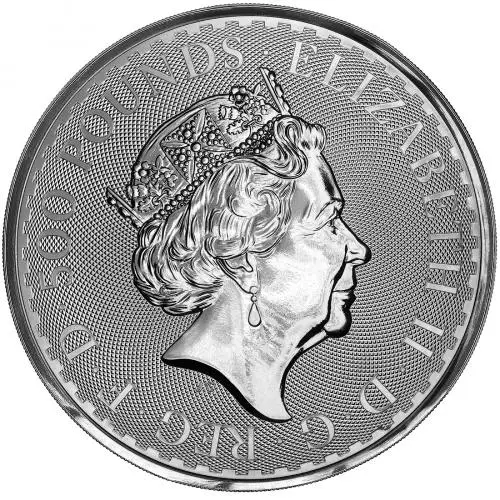 2023 Queen Elizabeth II Britannia 1 kg Silver Bullion Coin obverse crop image