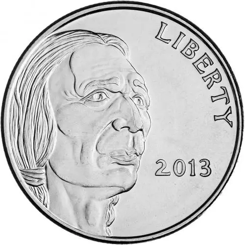 2013 Silver Bullion Ungraded 1 Ounce Buffalo Indian Head Rounds Single United States of America obverse
