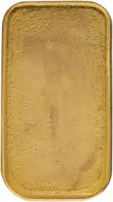 Metalor 100g Cast Gold Bullion Bar reverse