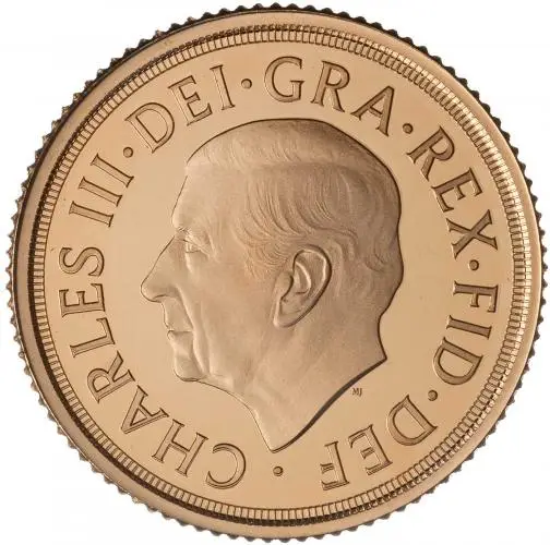 2022 Gold Proof Quarter Sovereign Elizabeth II Memorial Coin obverse image