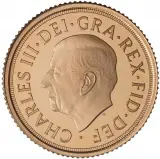 2022 Gold Proof Quarter Sovereign Elizabeth II Memorial Coin obverse image