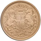 2022 Gold Proof Quarter Sovereign Elizabeth II Memorial Coin reverse image