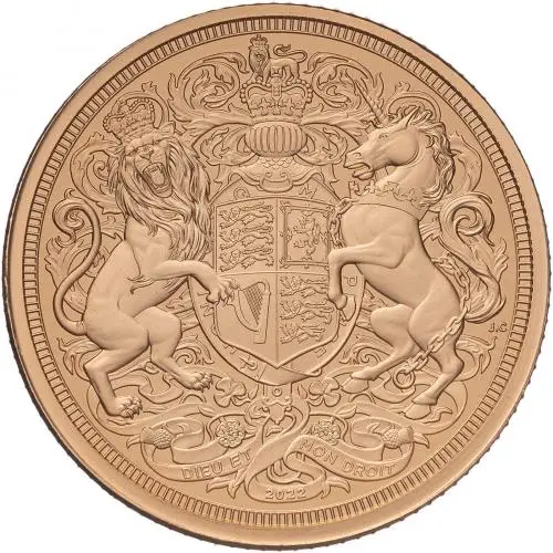 2022 Gold Proof Piedfort Sovereign Elizabeth II Memorial Coin rev