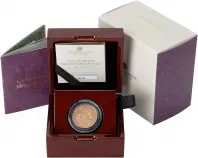 2022 Gold Proof Piedfort Sovereign Elizabeth II Memorial Coin