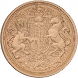 2022 Gold Proof Piedfort Sovereign Elizabeth II Memorial Coin rev