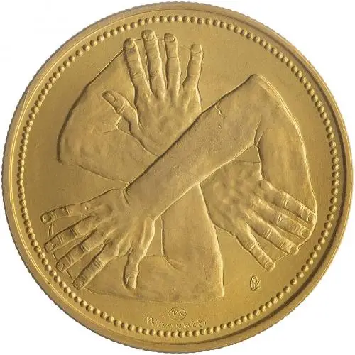 1979 Gold 'Peace' San Marino Bullion Coin Obverse