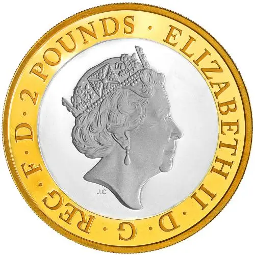 2016 Silver Proof Piedfort The Army - First World War Pound Sterling 2 pound obverse