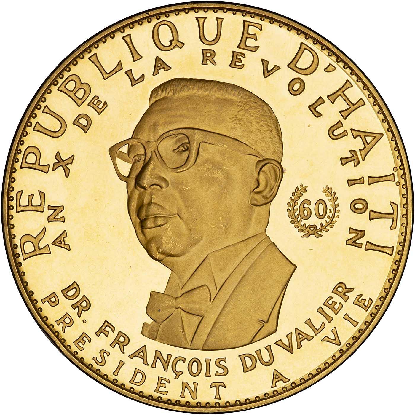 1967 Haiti Gold Proof 1000 Gourdes Coin | Chards