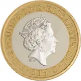 2022 25th Anniversary of the £2 Silver Proof Coin obverse1
