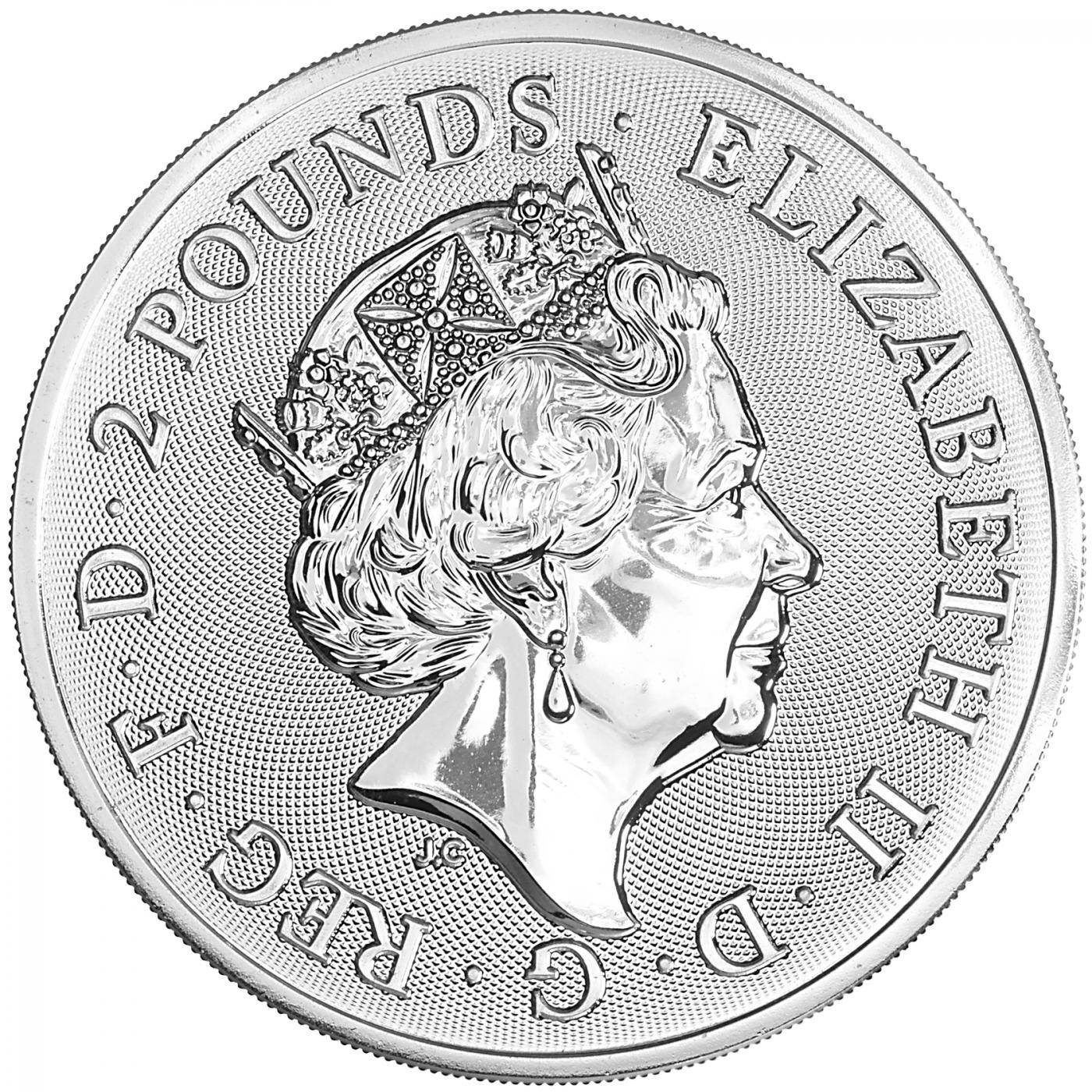 2022 The Rolling Stones Coloured Silver Proof 1 Oz Coin 2022