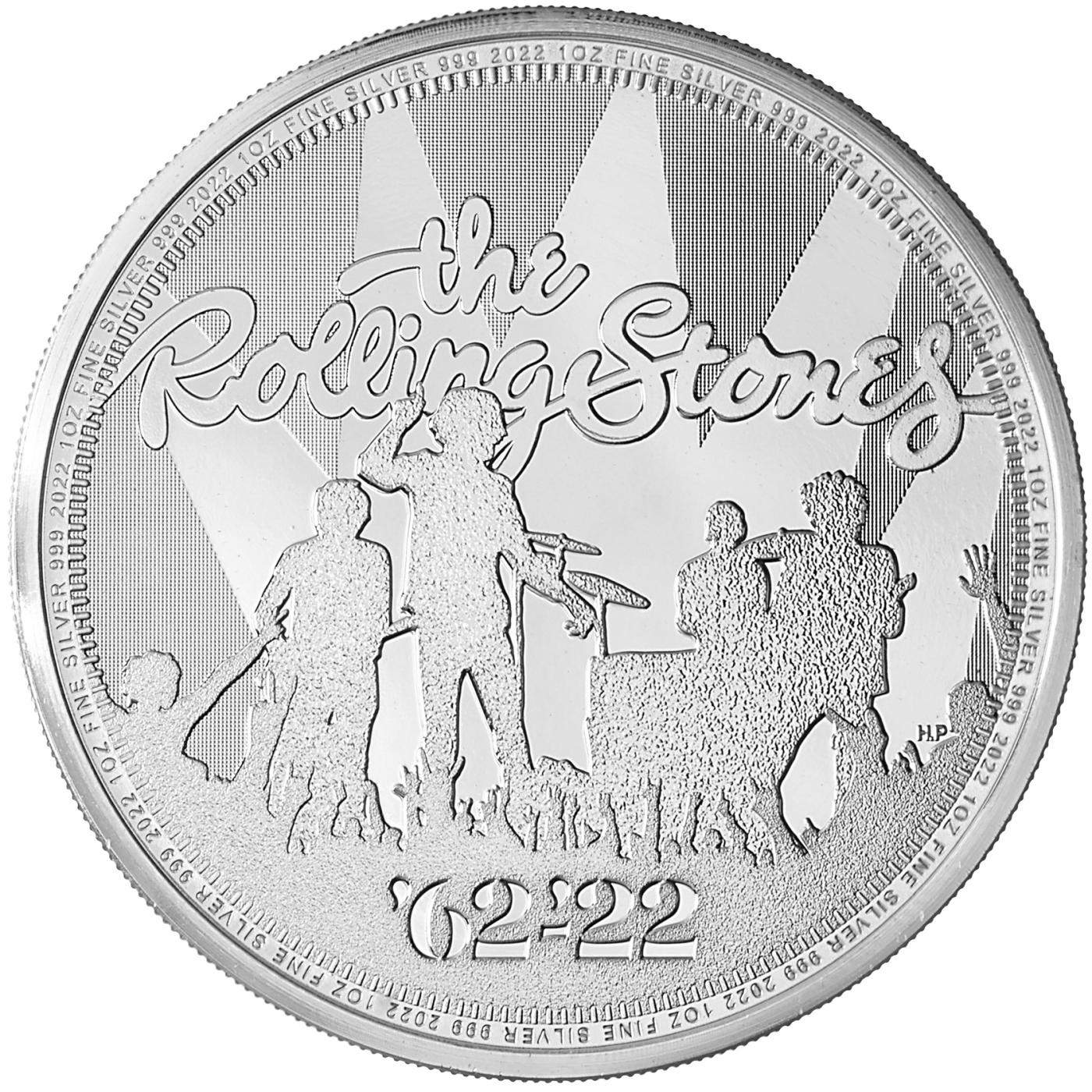 Silver 1oz Bullion Music Legend - Rolling Stones | Chards