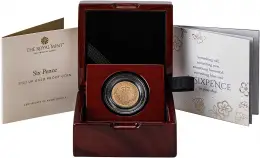 2022 Gold Proof Sixpence Coin
