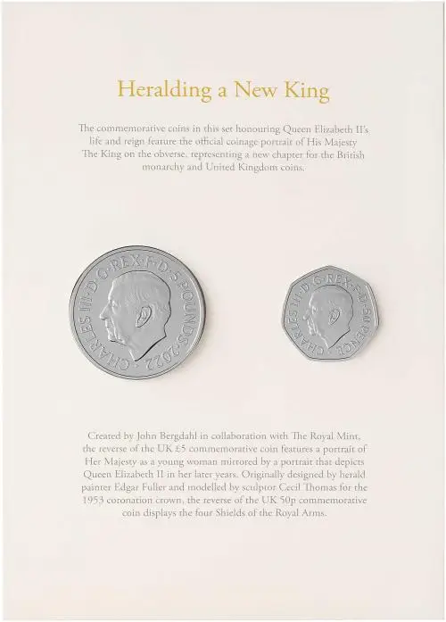 2022 Queen Elizabeth II Memorial UK Brilliant Uncirculated Annual Coin Set 