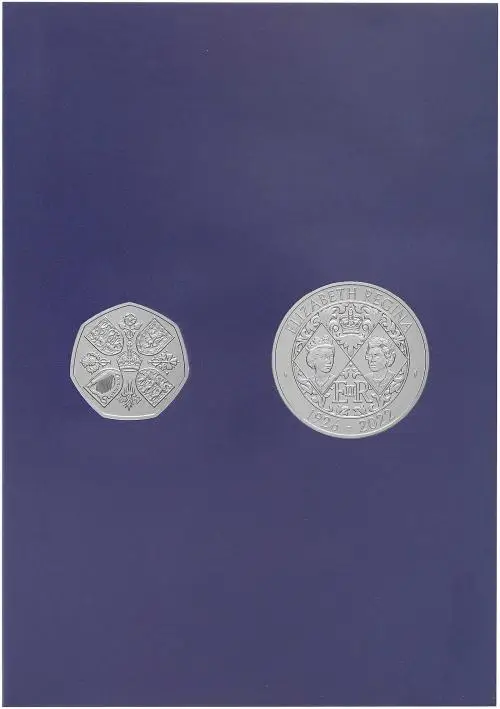 2022 Queen Elizabeth II Memorial UK Brilliant Uncirculated Annual Coin Set reverse 134