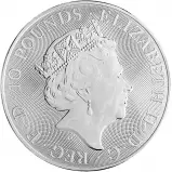 2020 Silver Bullion Ungraded 10 Ounce Royal Arms Elizabeth II  Coin Single Pre-Owned United Kingdom The Royal Mint obverse
