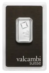 Valcambi SA Platinum 10g Bullion Bar 