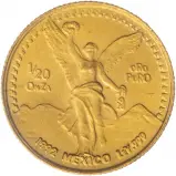 1992 0.05 oz Gold Mexico Libertad Bullion