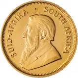 1983 Gold Bullion Ungraded 0.25 Ounce Krugerrand  Coin Single South Africa South African Mint obverse