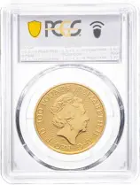 2022 Gold Bullion 1 Ounce Royal Arms  Coin Slabbed PCGS MS-70 Obverse 