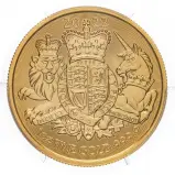 2022 Gold Bullion 1 Ounce Royal Arms  Coin Slabbed PCGS MS-70 Reverse close view