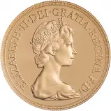 1981 Gold Proof £5 / Crown  Coin With Box with Cert United Kingdom The Royal Mint obverse