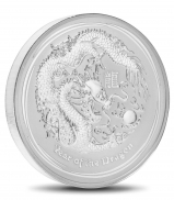 2012 1 Kilogram Silver Lunar Dragon Perth Mint Coin | Chards