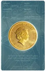 2022 Britannia 1 oz Gold Bullion Coin In Sleeve obverse chards image crop
