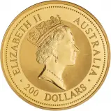 1994 Australian Gold Two Ounce Red Kangaroo Nugget Coin Obverse