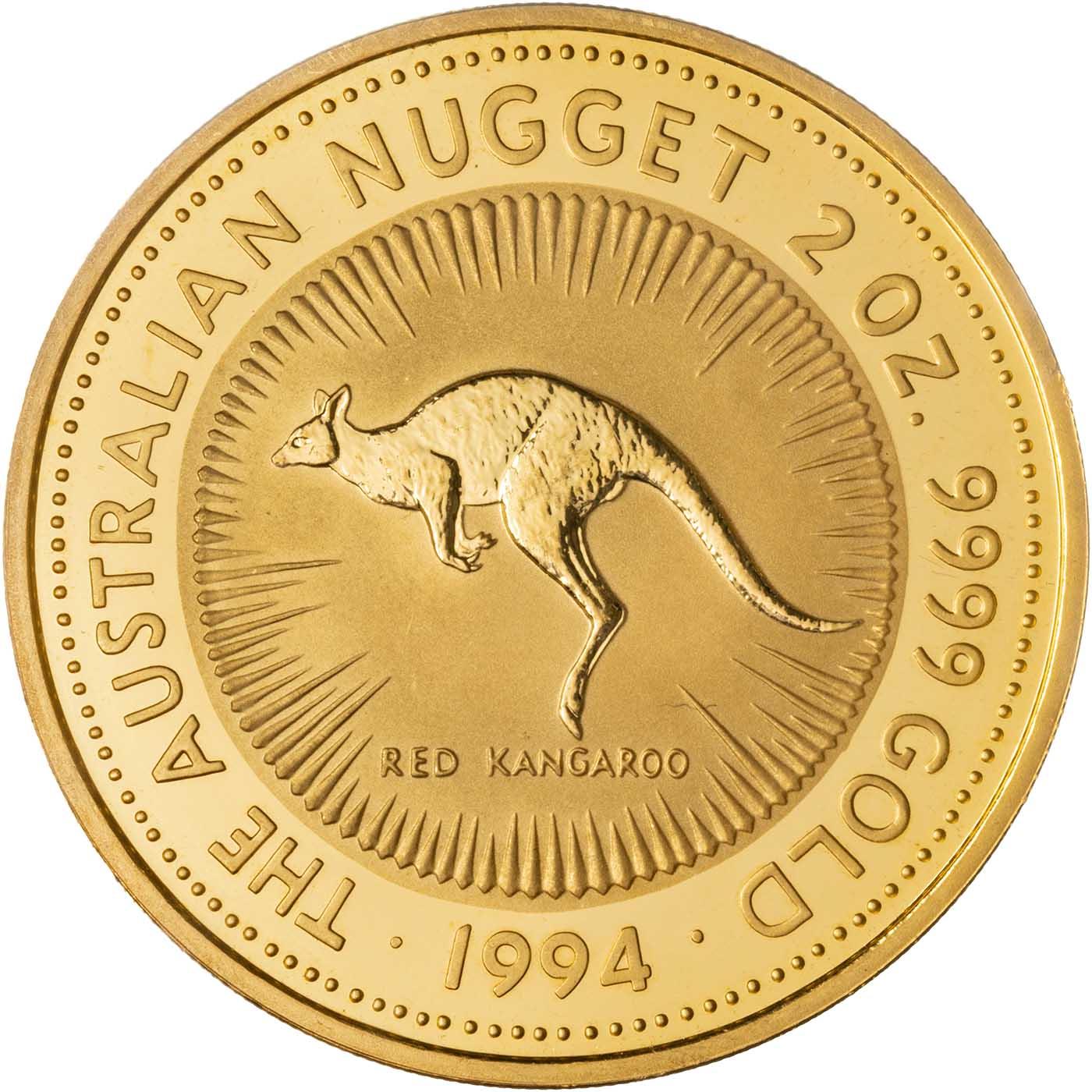 1994 Gold 2 Ounce Kangaroo Coin $200 Perth Mint | Chards