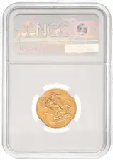 1937 PF 62 Gold Proof Full Sovereign George VI Pound Sterling £1  Coin NGC Collectable United Kingdom The Royal Mint reverse