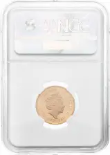 2015 One Of First 500 Struck Gold Proof Full Sovereign Elizabeth II Pound Sterling  Coin Single United Kingdom NGC Fifth Portrait PF 70 ULTRA CAMEO obverse