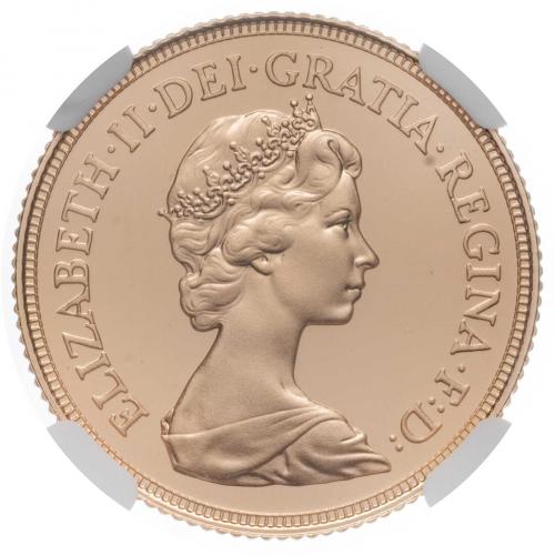 1982 Gold Proof Sovereign NGC PF-69 ULTRA CAMEO | Chards