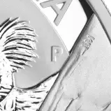 2015 Australian Kookaburra 10 oz Silver Bullion Coin p mint mark