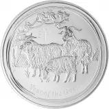 2015 Year of the Goat Australian Lunar 1kg Silver Bullion Coin - Pre-Owned