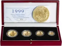 1999 Gold Proof Britannia 4-Coin Set