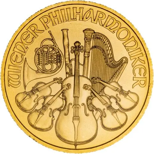 2022 Gold 0.25 Ounce Philharmonic  obverse