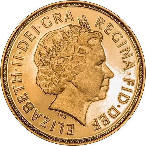 2007 Whole Coin Set Sovereign - 3 Coins Gold Proof Obverse