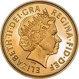 2007 Whole Coin Set Sovereign - 3 Coins Gold Proof Obverse