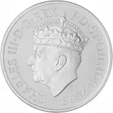 2023 Coronation of King Charles III Silver Proof £5 Crown Coin obverse