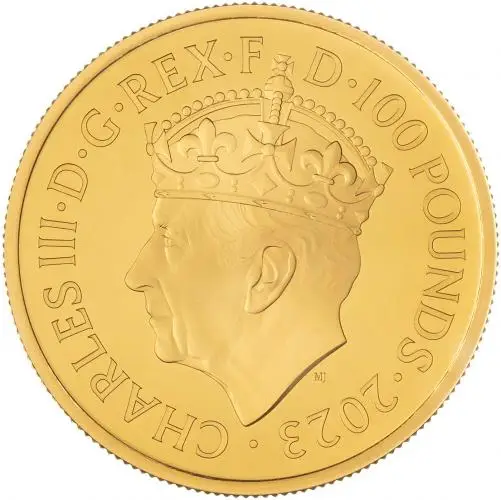 2023 Coronation of King Charles III Gold Proof 1 oz Coin obverse