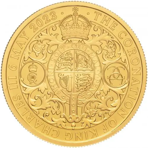 2023 Coronation of King Charles III Gold Proof 1 oz Coin reverse